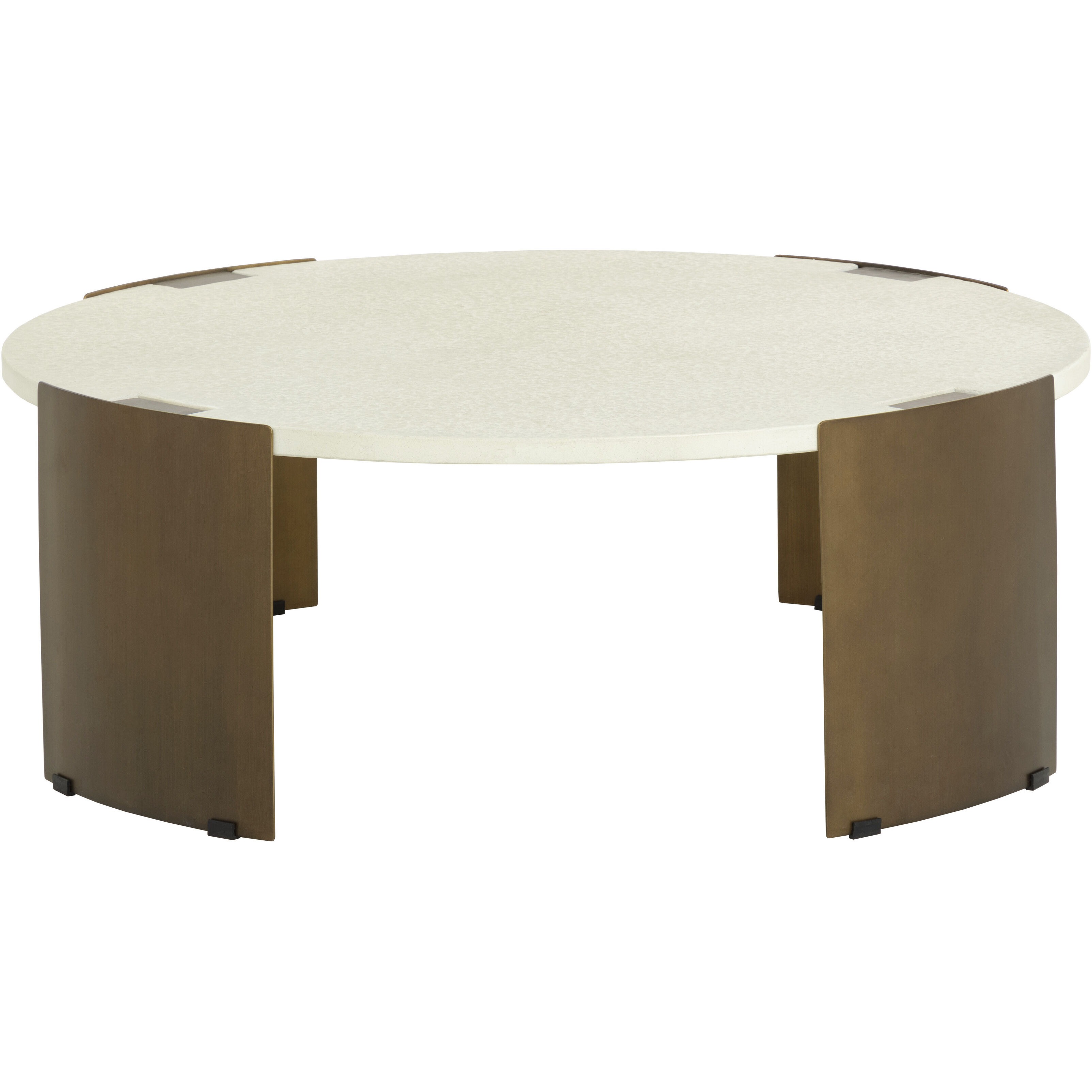 Gallus 45 X 16 inch Bone Outdoor Coffee Table
